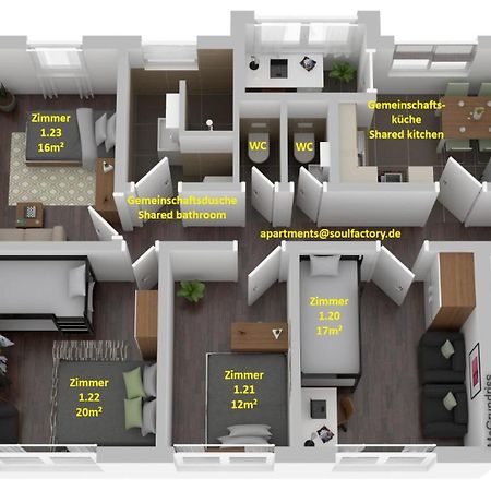Soulfactory Budget Neu-Ulm Εξωτερικό φωτογραφία